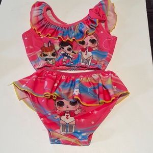 Toddler girls two-piece swimwear